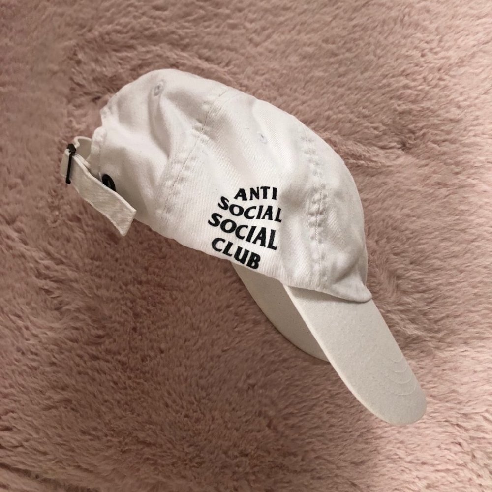 Anti Social Social Cap white